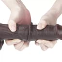 24 CM Hareketli Deri Ultra Yumuşak Çift Katmanlı Zenci Penis - Sliding Skin Dual Layer Dong 2