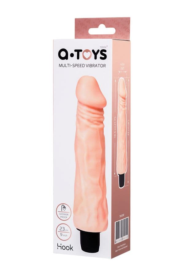 A-Toys 23 cm Gerçekçi Titreşimli Dildo 3