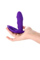 A-Toys Giyilebilir Vibratör Klitoral Uyarıcı Tıbbi Silikon Mor 12 cm 6