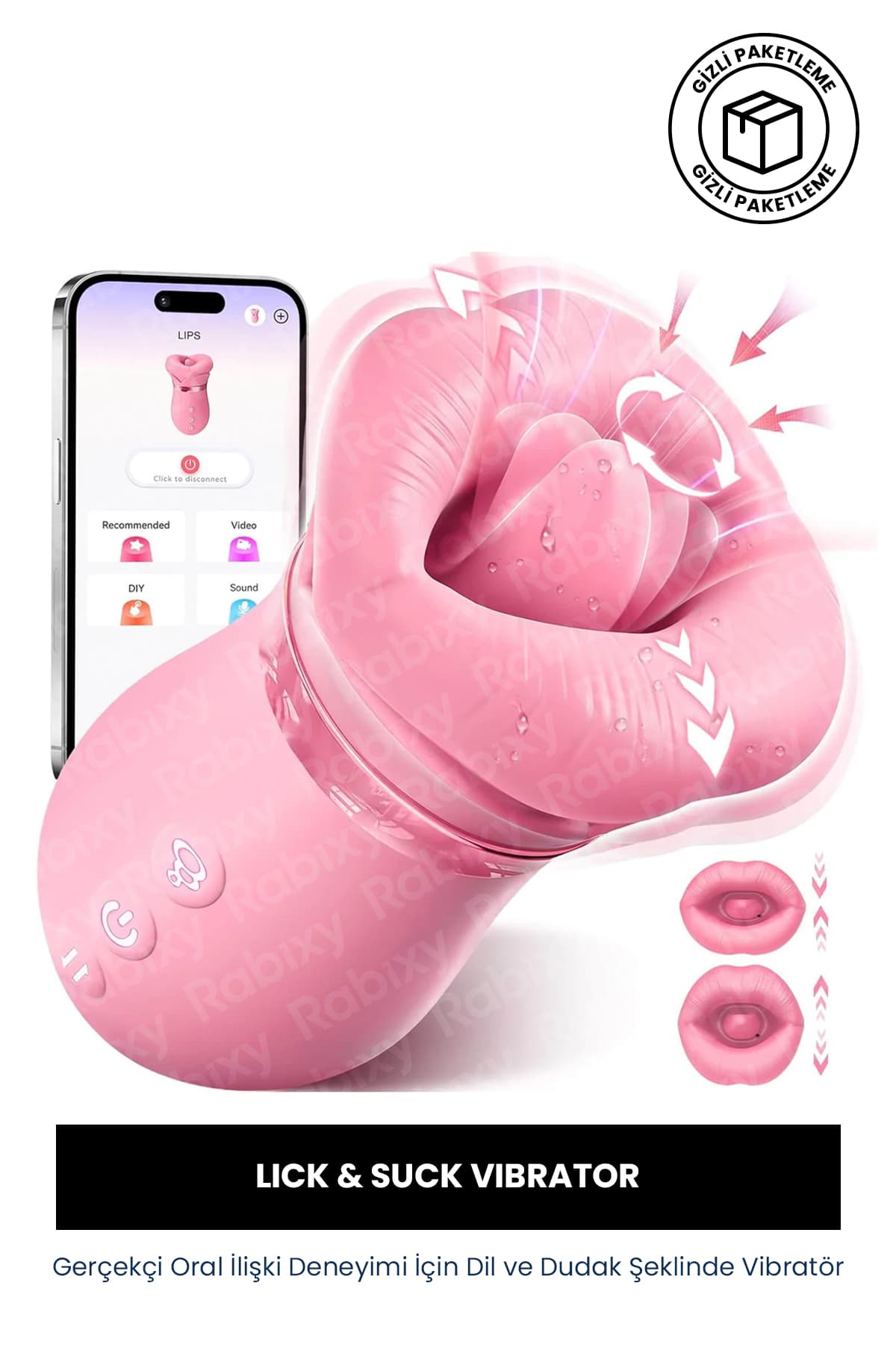 Rabixy Lick & Suck Vibrator