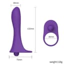 WICKY PRO Ultra Güçlü Titreşimli G Noktası Uyarıcı Penis Halkası 1