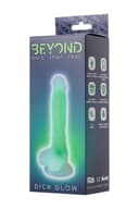 Beyond 18cm Gece Yeşil Parlayan Dildo Şeffaf - Matt Glow 1