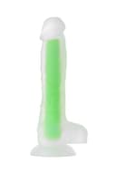 Beyond 18cm Gece Yeşil Parlayan Dildo Şeffaf - Matt Glow 5
