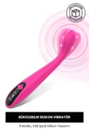 Esnek Bükülebilir Pembe Vibratör 1