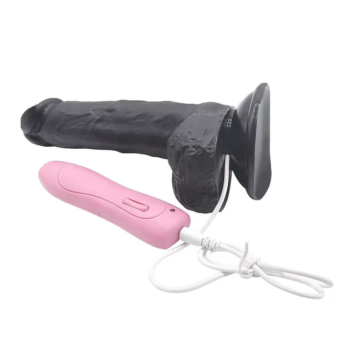 LIFELIKE VIBE Ultra Yumuşak Dokulu Titreşimli ve Rotasyonlu Realistik Vibratör Zenci Penis 20 CM 5