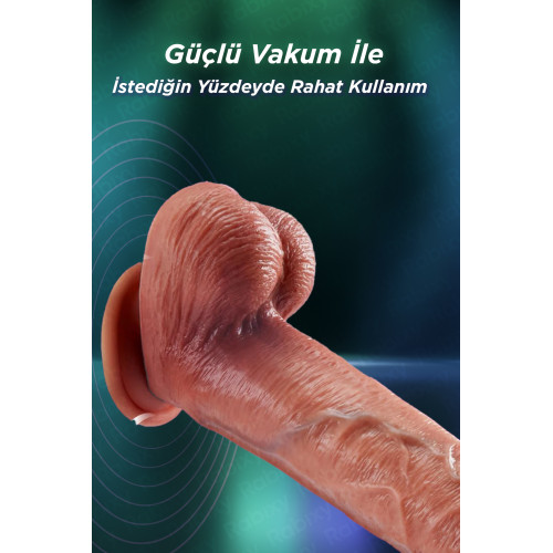 Rabixy 23 cm Titreşimli İleri Geri Hareketli Isıtmalı Uzaktan Kumandalı