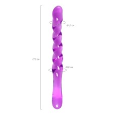 A-Toys 27.5cm Çift taraflı Jel Dildo Tanza