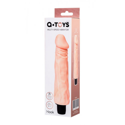 A-Toys 23 cm Gerçekçi Titreşimli Dildo