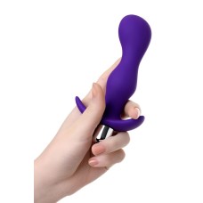 A-Toys by TOYFA Kamet Anal Vibro Plug, Beden L, silikon, mor, 14 cm