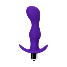 A-Toys by TOYFA Kamet Anal Vibro Plug, Beden L, silikon, mor, 14 cm