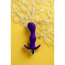 A-Toys by TOYFA Kamet Anal Vibro Plug, Beden L, silikon, mor, 14 cm