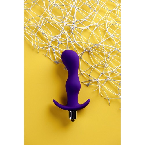 A-Toys by TOYFA Kamet Anal Vibro Plug, Beden L, silikon, mor, 14 cm