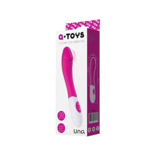 A-Toys by TOYFA Una Vibratör, silikon, pembe, 19,8 cm