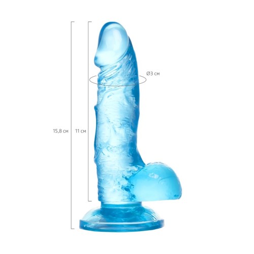 A-Toys Jel Dildo 15.8cm - Cam Göbeği