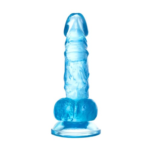 A-Toys Jel Dildo 15.8cm - Cam Göbeği