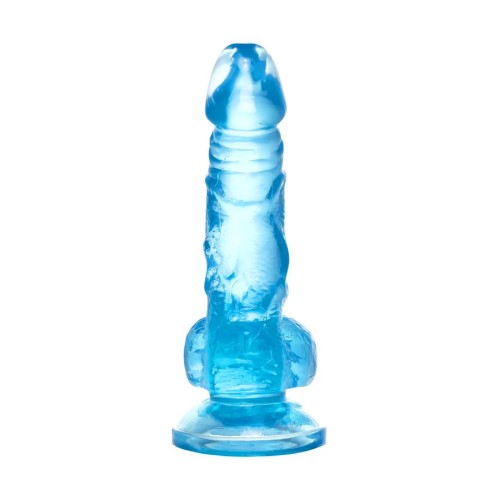 A-Toys Jel Dildo 15.8cm - Cam Göbeği