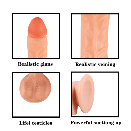 Belden Bağlamalı Strapon Realistik Dildo 17 cm