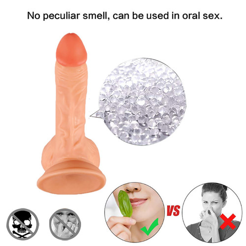 Belden Bağlamalı Strapon Realistik Dildo 17 cm