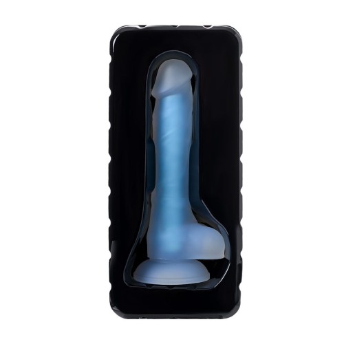 Beyond 18cm Gece Mavi Parlayan Dildo Şeffaf - Matt Glow