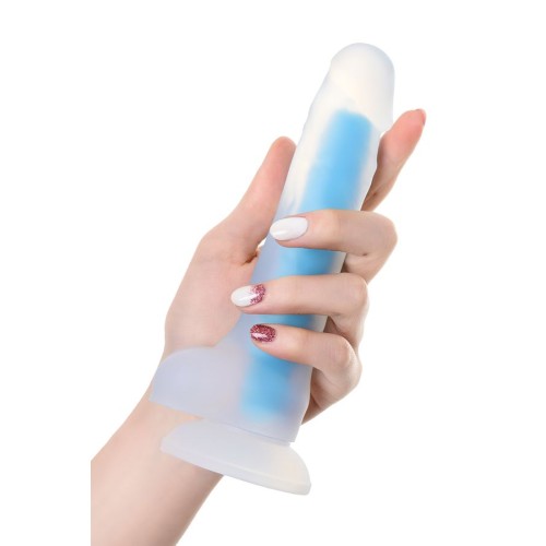 Beyond 18cm Gece Mavi Parlayan Dildo Şeffaf - Matt Glow