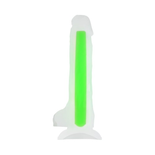 Beyond 18cm Gece Yeşil Parlayan Dildo Şeffaf - Matt Glow