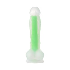 Beyond 18cm Gece Yeşil Parlayan Dildo Şeffaf - Matt Glow