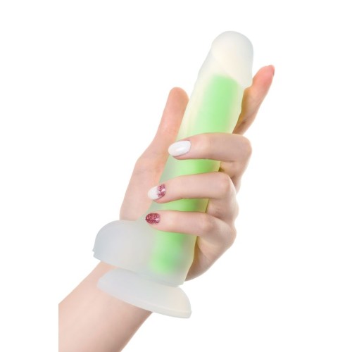 Beyond 18cm Gece Yeşil Parlayan Dildo Şeffaf - Matt Glow