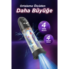 Dijital Ekranlı Sulu Susuz Penis Pompası & Mastürbatör