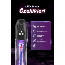 Dijital Ekranlı Sulu Susuz Penis Pompası & Mastürbatör