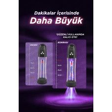 Dijital Ekranlı Sulu Susuz Penis Pompası & Mastürbatör