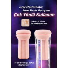 Dijital Ekranlı Sulu Susuz Penis Pompası & Mastürbatör