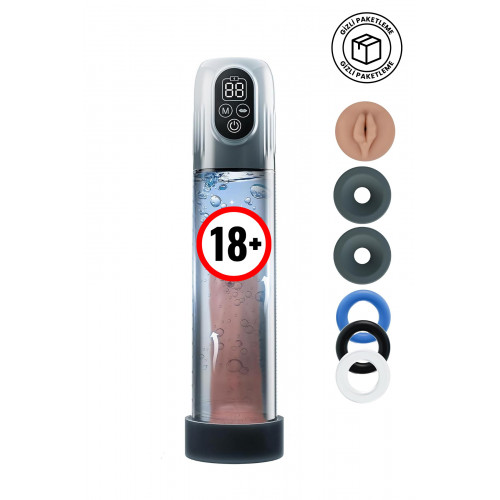 Dijital Ekranlı Vakum Egzersiz Otomatik Penis Pompası