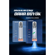 Dijital Ekranlı Vakum Egzersiz Otomatik Penis Pompası
