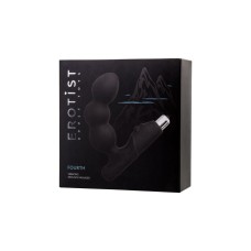 Erotist Fourth Anal Plug, silikon, siyah, 12,4 cm