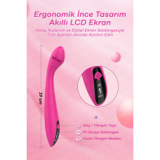 Esnek Bükülebilir Pembe Vibratör