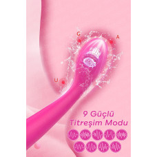 Esnek Bükülebilir Pembe Vibratör