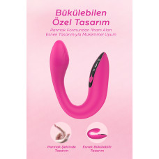 Esnek Bükülebilir Pembe Vibratör