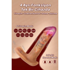 Giyilebilir Gerçekçi Vibratör Uzaktan Kumandalı Dildo