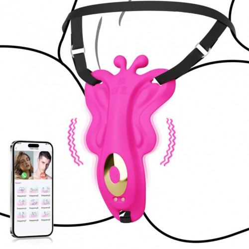 Giyilebilir Telefon Kontrollü Kelebek Vibratör