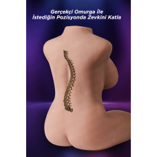 Hareketli İskelet Sistemli Yarım Vücut Mastürbatör 9 Kg