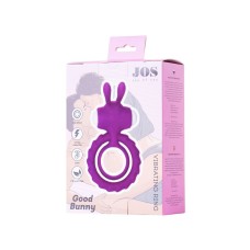 JOS GOOD BUNNY Penis Halkası, silikon, mor, 9 cm