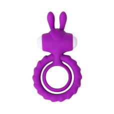 JOS GOOD BUNNY Penis Halkası, silikon, mor, 9 cm