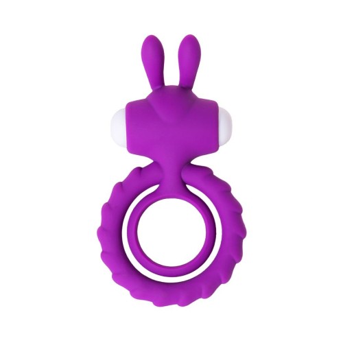 JOS GOOD BUNNY Penis Halkası, silikon, mor, 9 cm