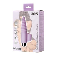 JOS NOVA'NIN Parmak Ucu Anal Plug , silikon, pembe, 9 cm