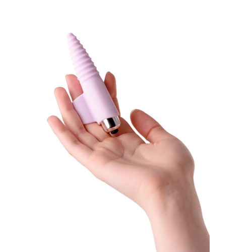 JOS NOVA'NIN Parmak Ucu Anal Plug , silikon, pembe, 9 cm