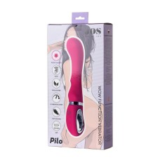 JOS PİLO Vibratör, WOW Modlu, Silikon, Pembe, 20 cm