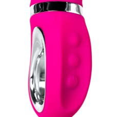 JOS PİLO Vibratör, WOW Modlu, Silikon, Pembe, 20 cm