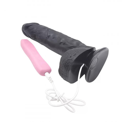 LIFELIKE VIBE Ultra Yumuşak Dokulu Titreşimli ve Rotasyonlu Realistik Vibratör Zenci Penis 23 CM