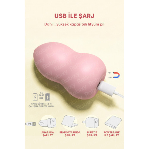 Makyaj Süngeri Görünümlü Gizli Mini Vibratör