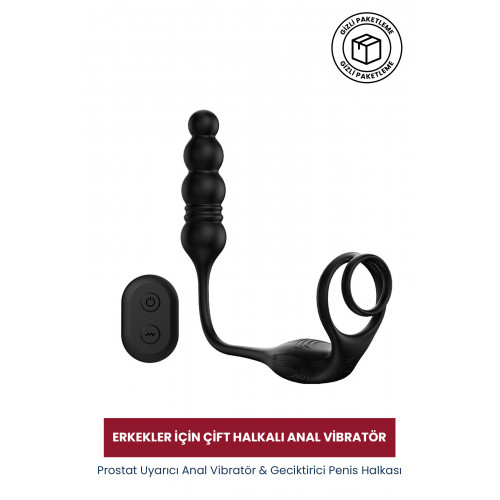 Prostat Uyarıcı Anal Vibratör ve Penis Halkası